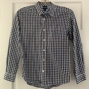 Tommy Hilfiger Boys Baxter Gingham Button Down Shirt